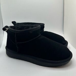 CUSHIONAIRE Women's pull on boot 6 BLACK